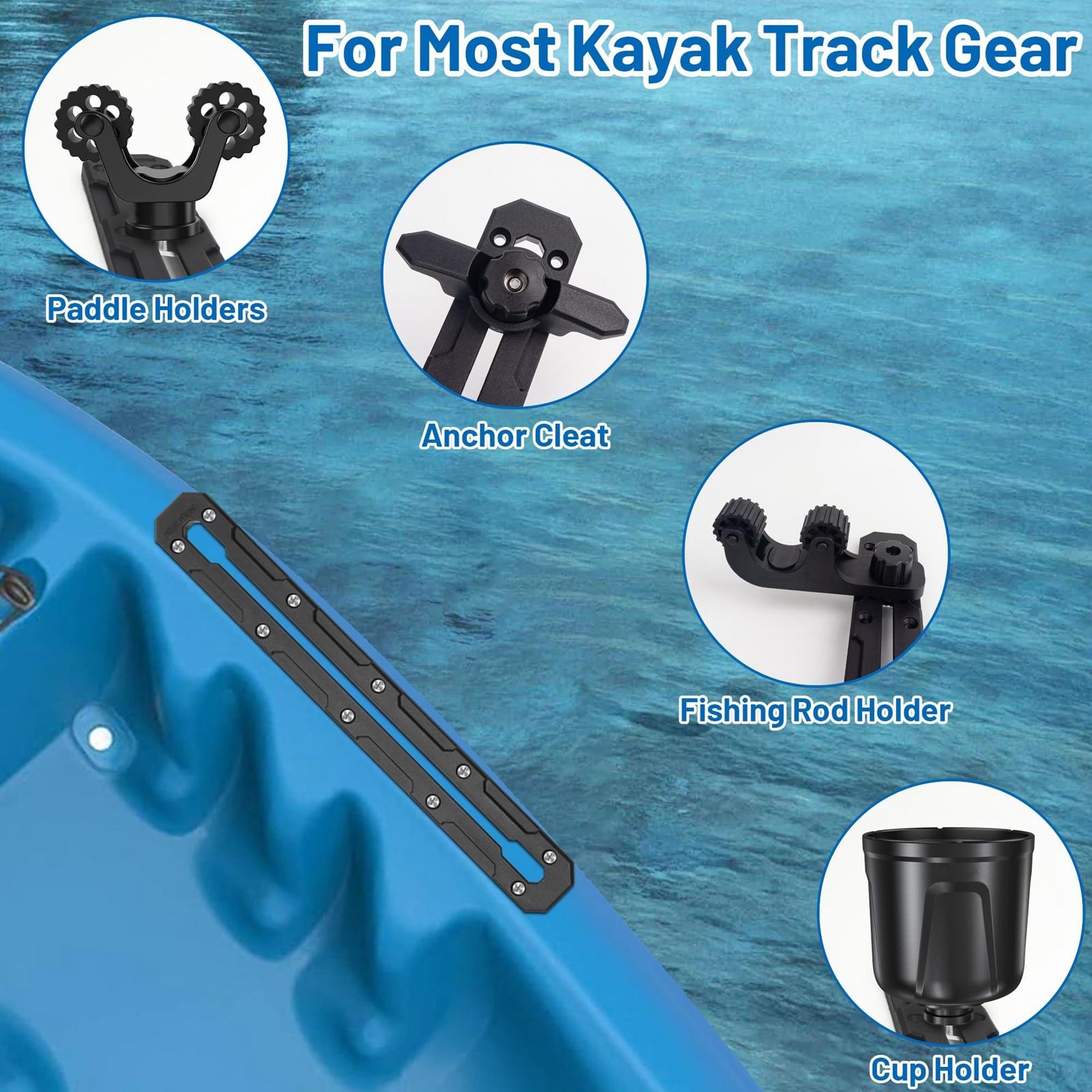 2 Pieces Kayak Track Rail Trac - огляд і ціна Fishing Kayak Anchor