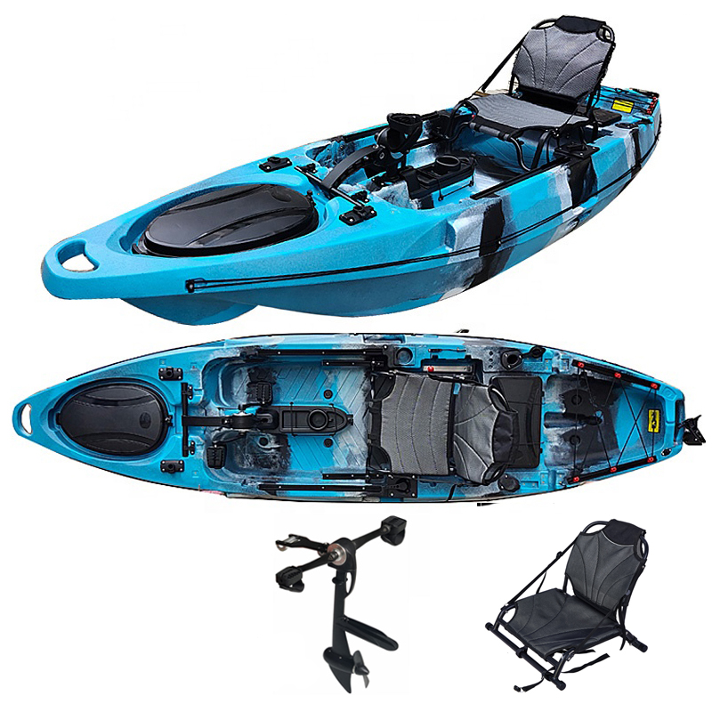 Motorized 10.5ft Single Fishin - огляд і ціна Fishing Kayak Trolling Motor