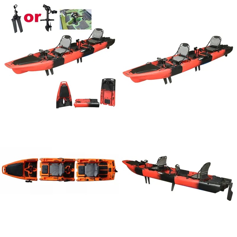 Hot Sale 14FT 2-Person Double  - огляд і ціна Fishing Kayak Sit In