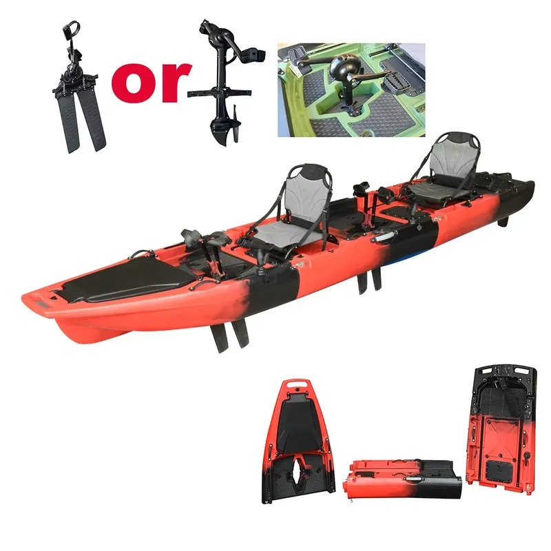 Hot Sale 14FT 2-Person Double  - огляд і ціна Fishing Kayak Sit In