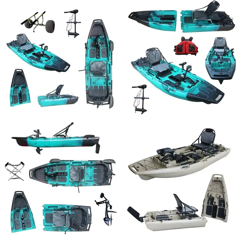 Popular 1 Person HDPE/PE Sit-O - огляд і ціна Fishing Kayak Paddle