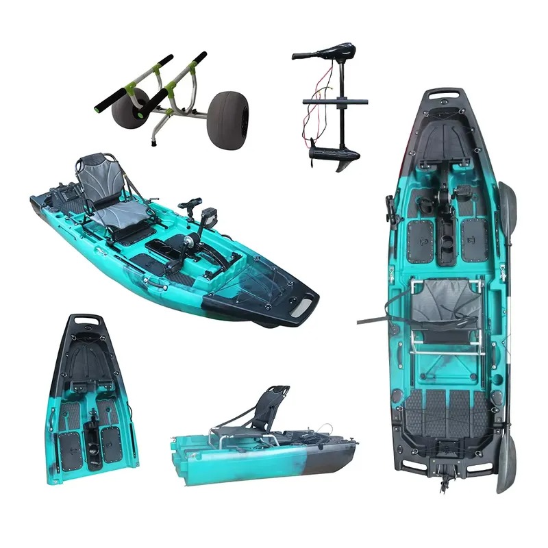 Popular 1 Person HDPE/PE Sit-O - огляд і ціна Fishing Kayak Paddle