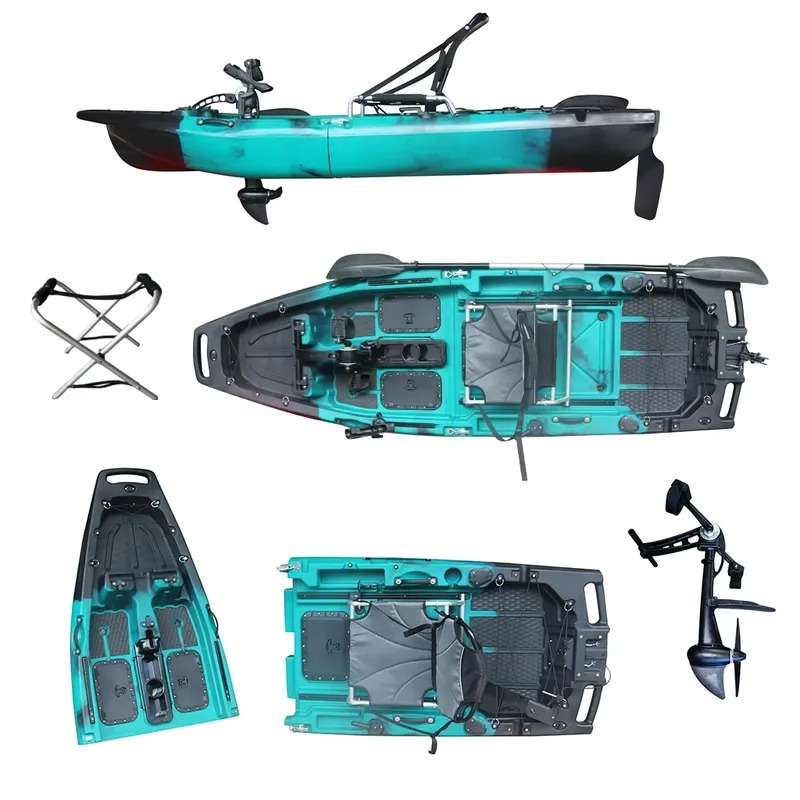 Popular 1 Person HDPE/PE Sit-O - огляд і ціна Fishing Kayak Paddle