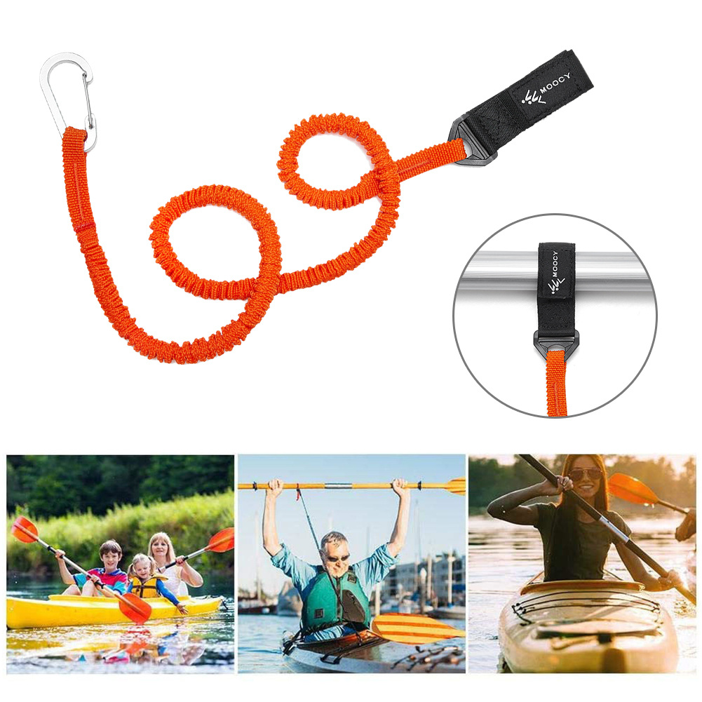 5-1PCS Elastic Kayak Canoe Pad - огляд і ціна Fishing Kayak Paddle Leash