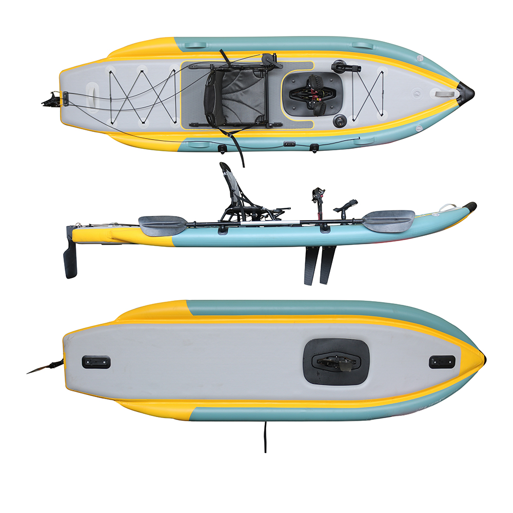 Pedal Propulsion Foldable Infl - огляд і ціна Fishing Kayak Sit In