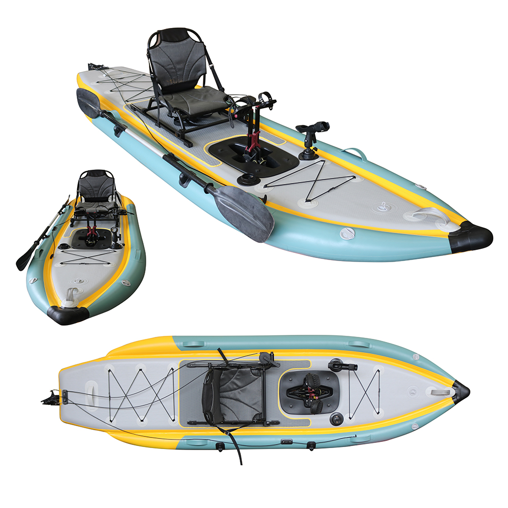 Pedal Propulsion Foldable Infl - огляд і ціна Fishing Kayak Sit In