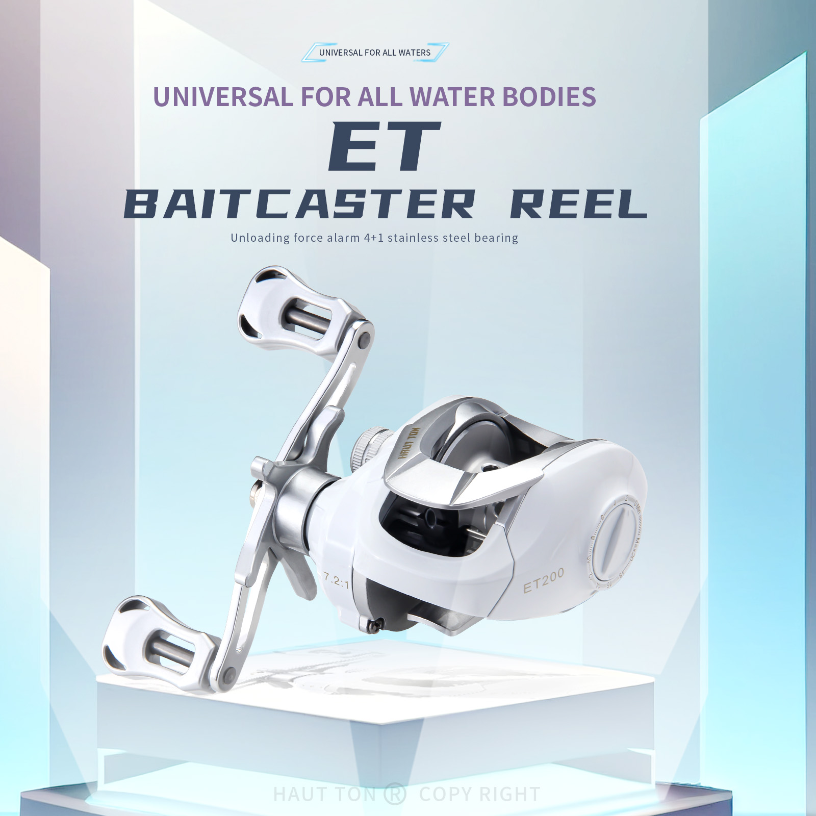 HAUT TON ET Baitcaster Reel 4+ - огляд і ціна Kastking Reel Zephyr