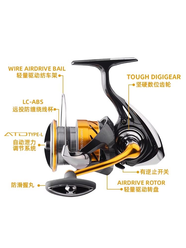 24 DAIWA REVROS CS LT Spinning - огляд і ціна Daiwa Reel Fuego