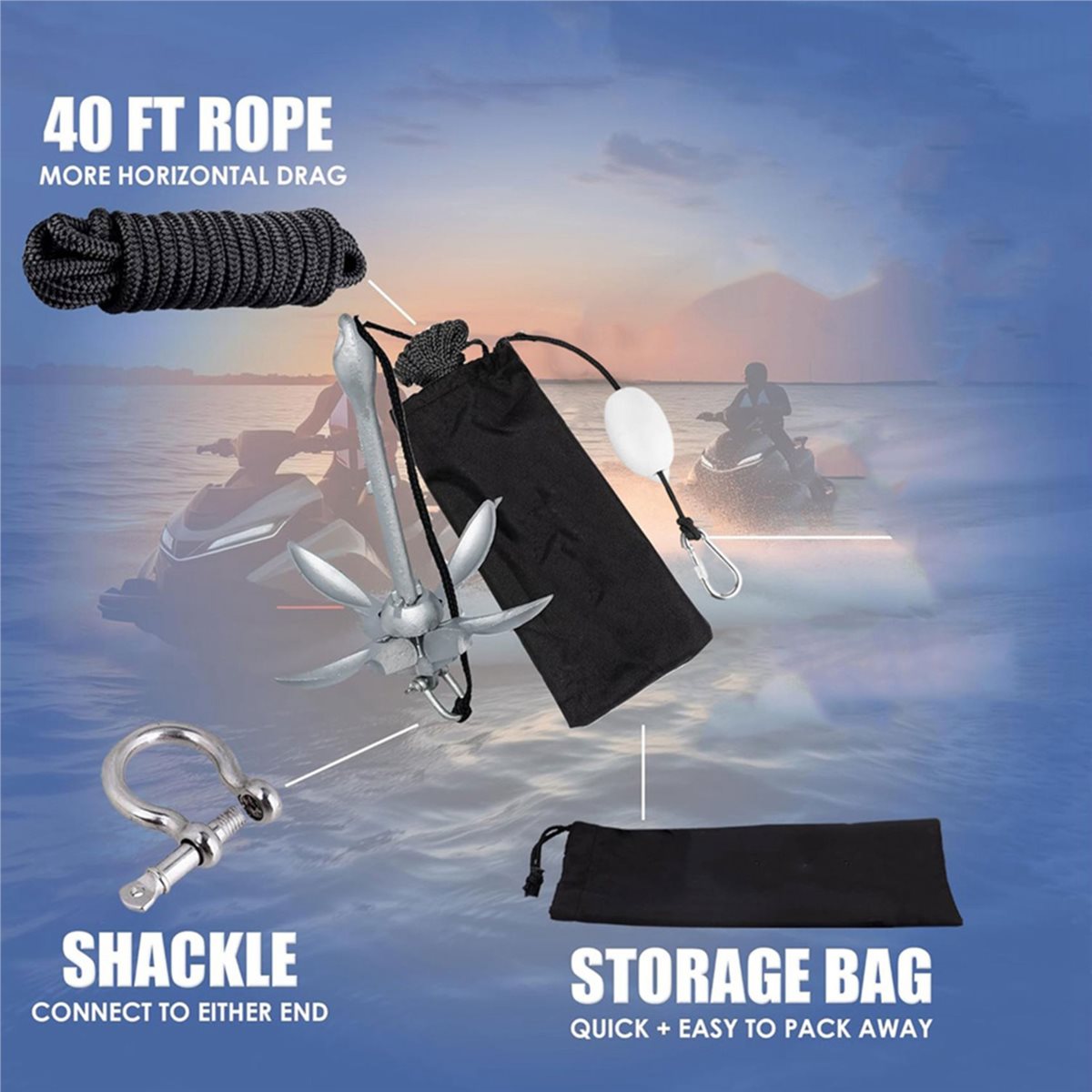 Big Discount Kayak Anchor, 3.5 - огляд і ціна Fishing Kayak Anchor
