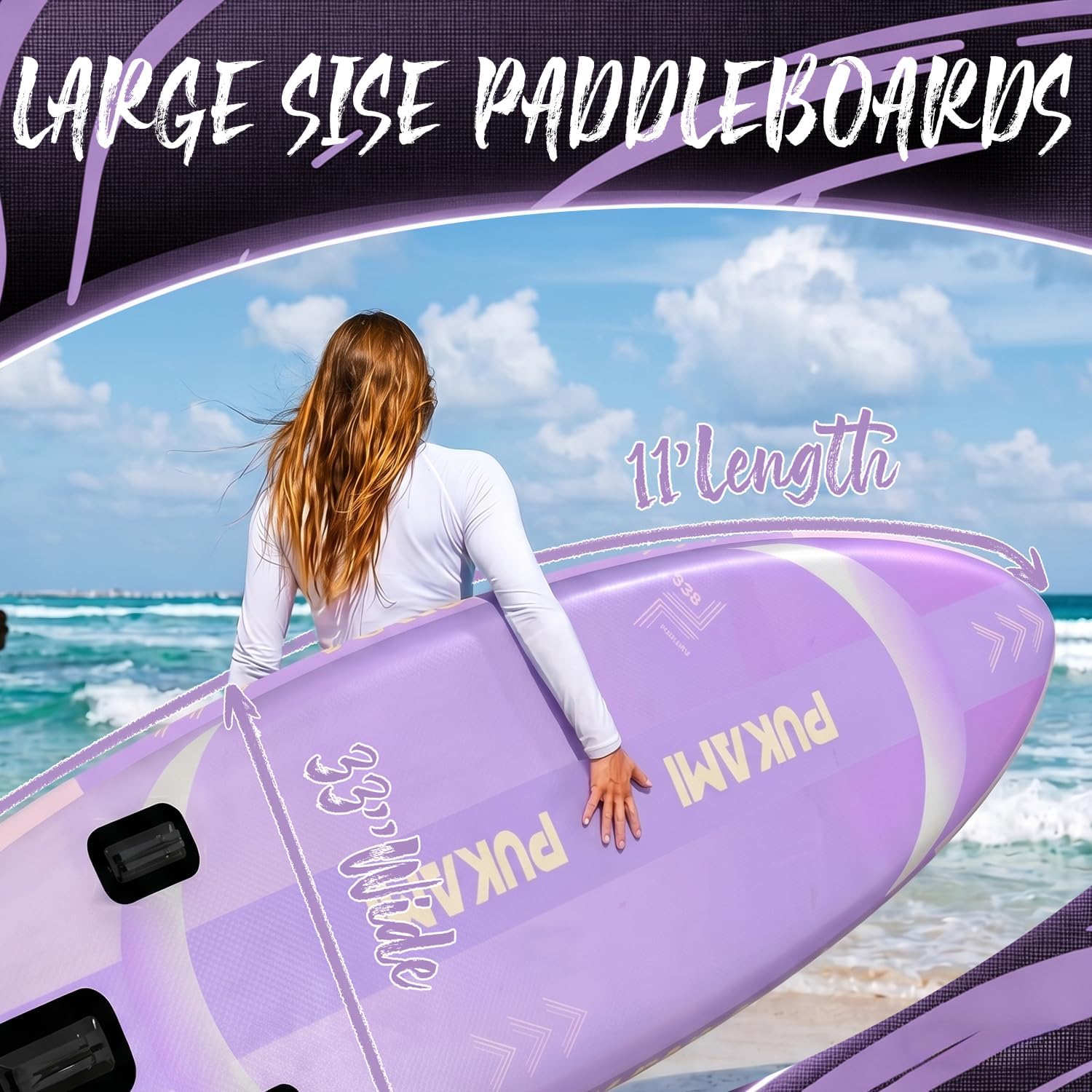 Extra Wide Inflatable Stand Up - огляд і ціна Fishing Kayak Paddle